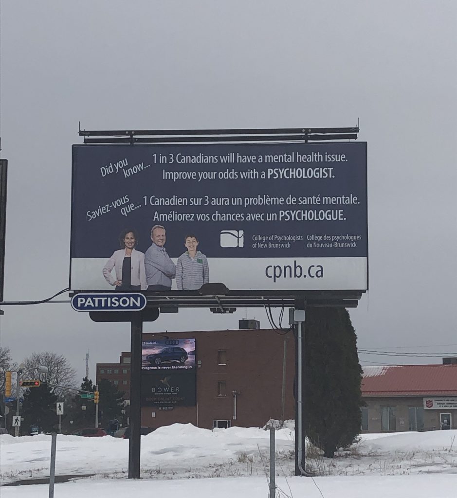 Be on the lookout! College of Psychologists of New Brunswick